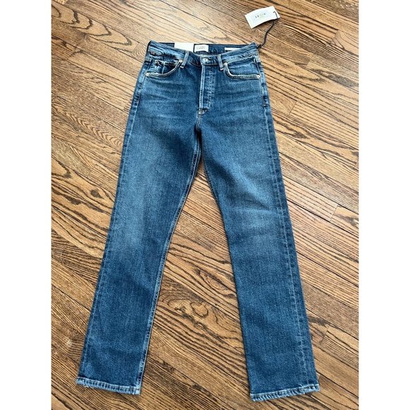 NWT Citizens of Humanity Charlotte High Rise Straight in Dance Floor - Size 26 - Picture 3 of 6